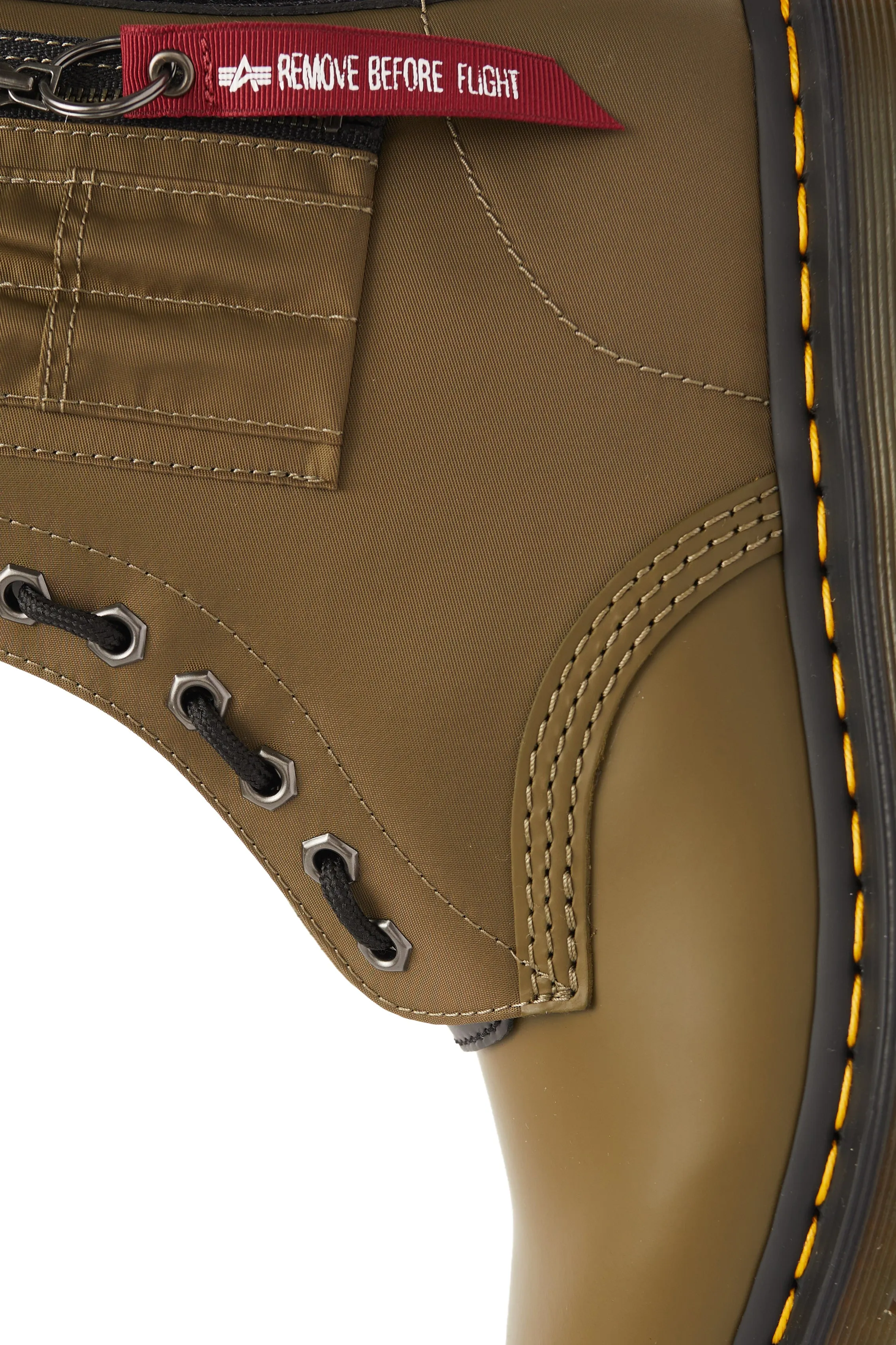 Dr Martens 1460 Ben Alpha DMs 'Olive/Black Smooth/Nylon'