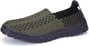 Men's Casual Walking Shoes,Hand Sewn,Women's Non-Slip Flat Shoes,Comfortable Summer Breathable Shoes,Fashion Sneakers - Comfortable Sandals，