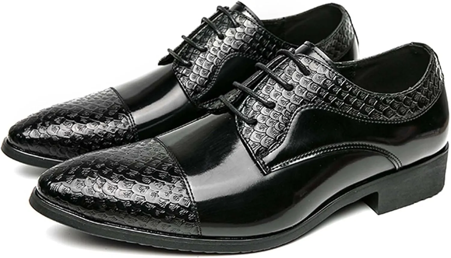 Men's Comfortable Flat Shoes Large Business Shoes Closed Toe Pointed Casual Comfortable Formal Dress Work Shoes