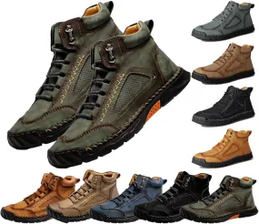 Mens Leather Casual Shoes Comfortable Fashion Sneakers Loafers Lightweight Dress Walking Driving Shoes for Men Comfortable Handmade Leather Boots – Waterproof