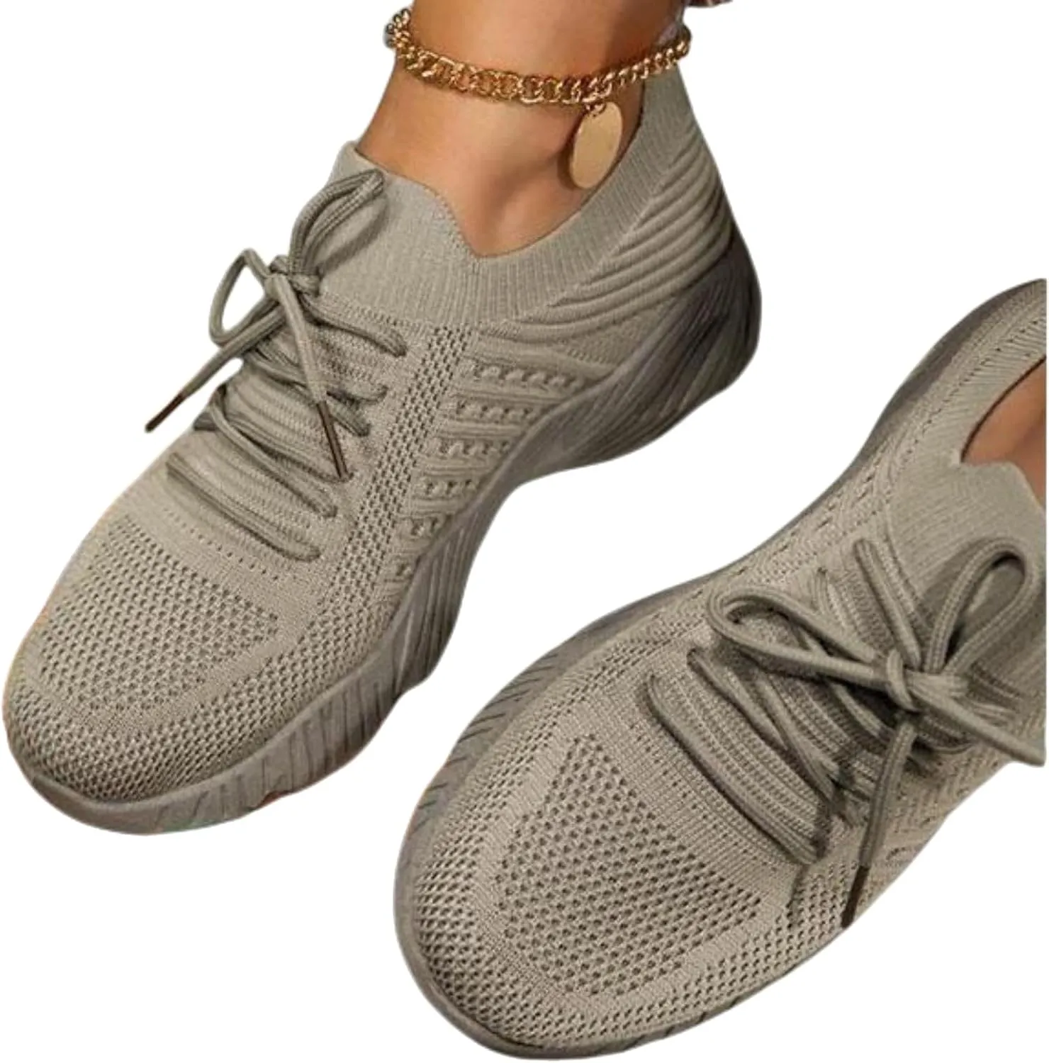 Running Shoes for Women Wide Feet Non Slip Running Shoes Lightweight Breathable Casual Walking Sneakers Fashion Mesh Workout Sports Shoe Workout Casual Sports Gym Athletic Sneaker