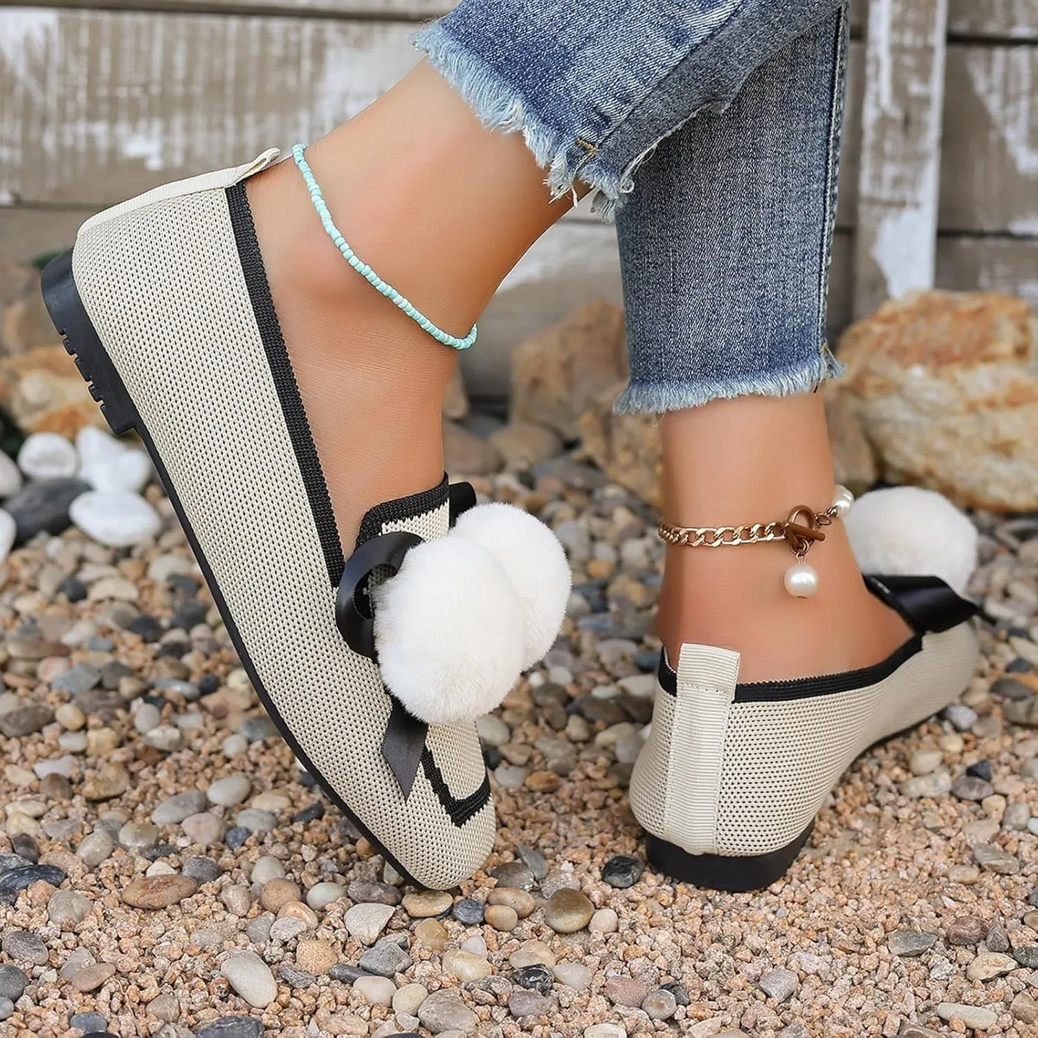 Women's Flats Shoes Comfortable Dressy Pointed Toe Washable Ballet Flat