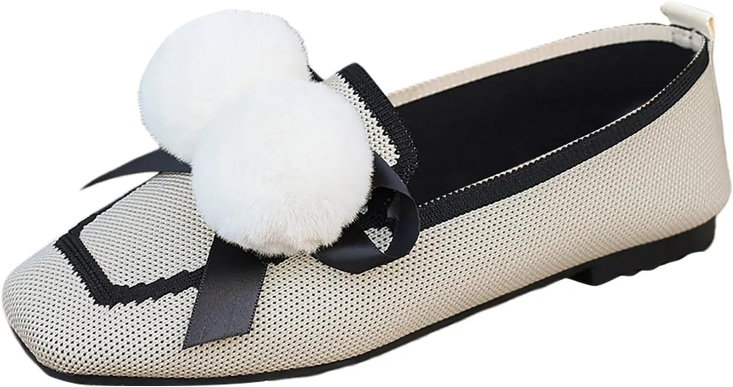Women's Flats Shoes Comfortable Dressy Pointed Toe Washable Ballet Flat
