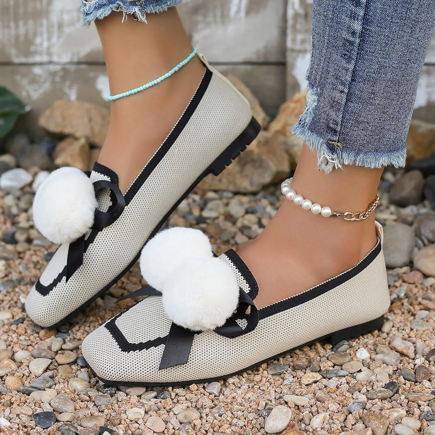 Women's Flats Shoes Comfortable Dressy Pointed Toe Washable Ballet Flat
