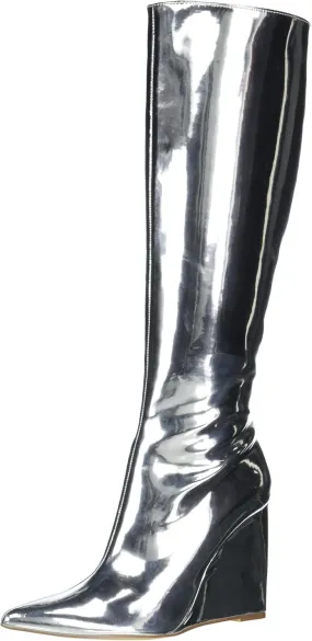 YOKI Women's Heel Knee High Boot